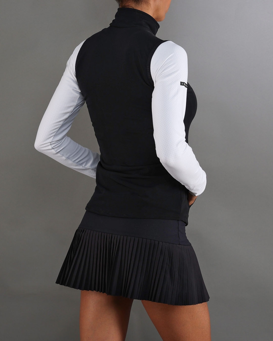 VEST ZIPPER BLACK