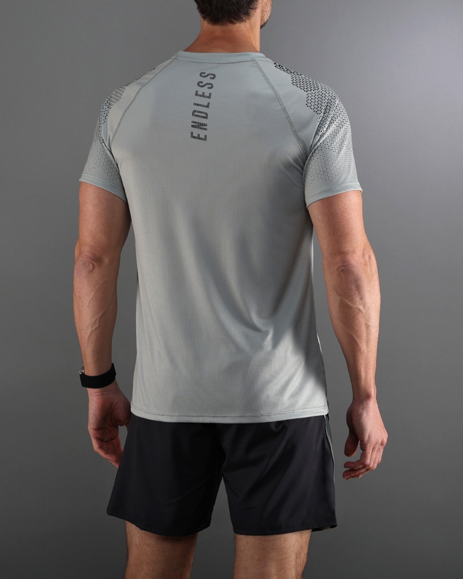 T-SHIRT FEISTY HEXAGON LIGHT ARMY